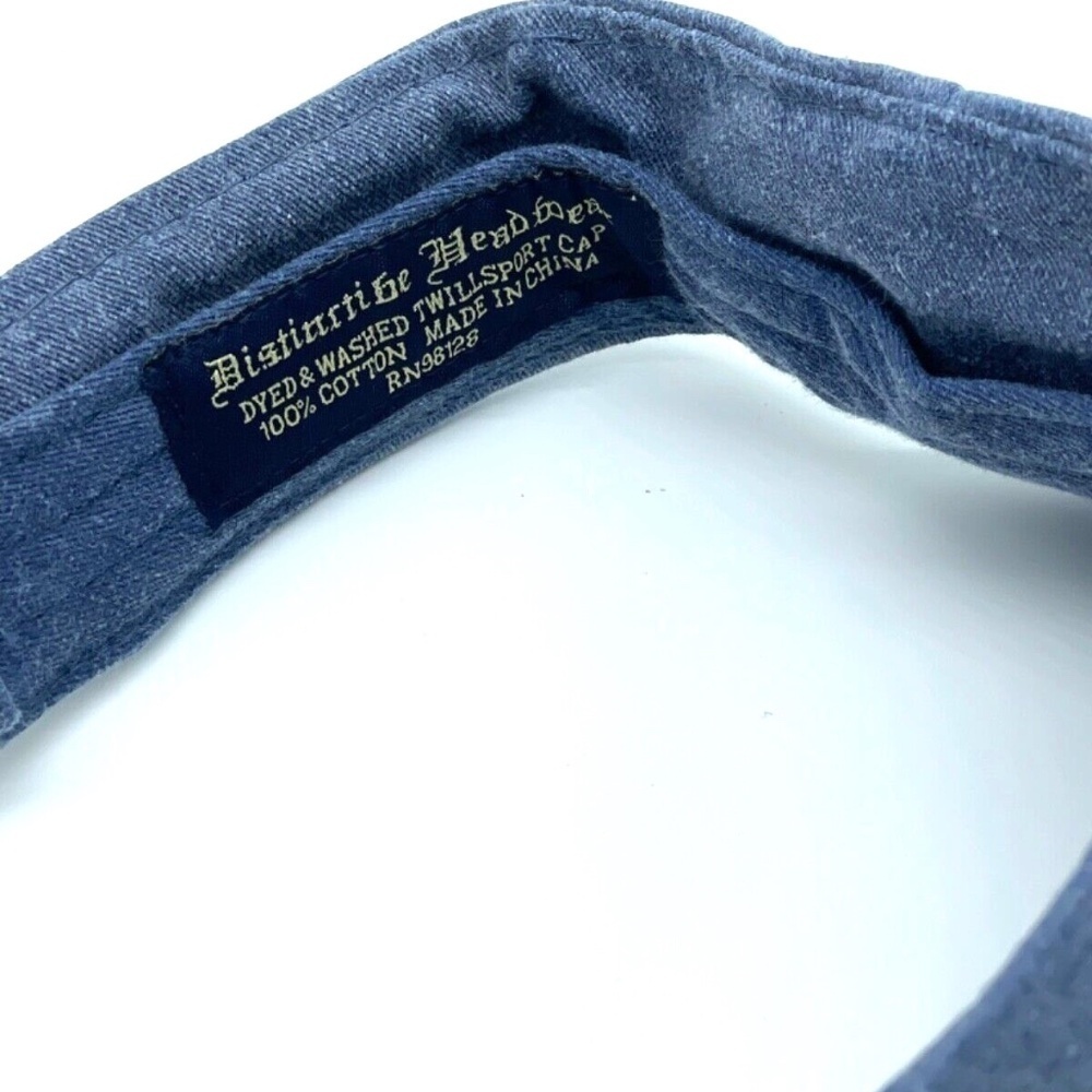 Vintage‎ Y2K Distinctive Headwear Visor; Denim Blue; Florida Theme - Picture 5 of 5